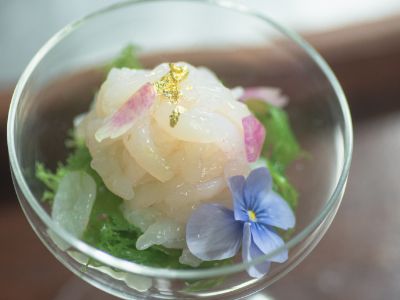 白海老のお造り