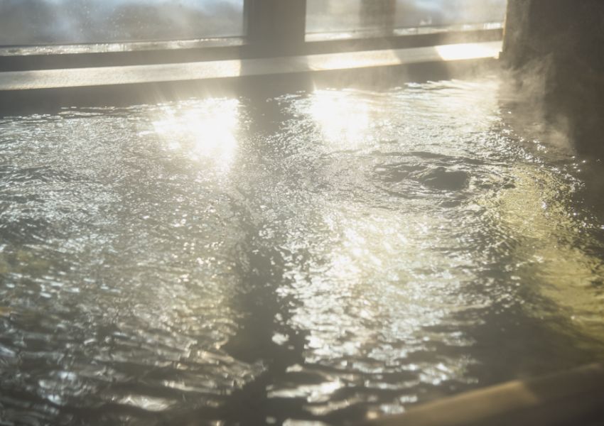 The legendary hot spring